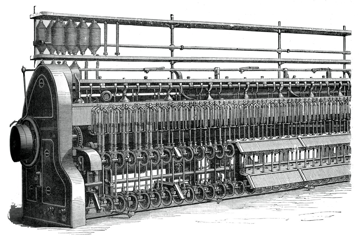 Rám cívky a mušky, c1880 od Unbekannt
