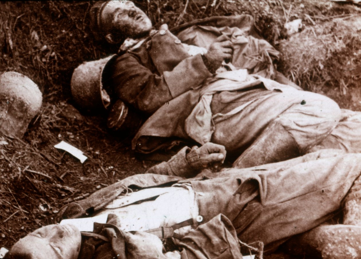 Těla německých granátníků, c1914-c1918 od Unbekannt
