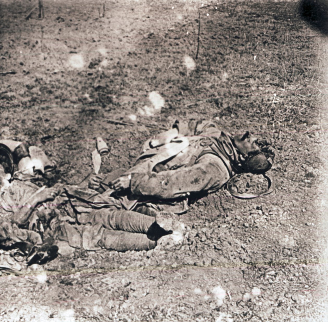 Těla mrtvých vojáků, c1914-c1918 od Unbekannt