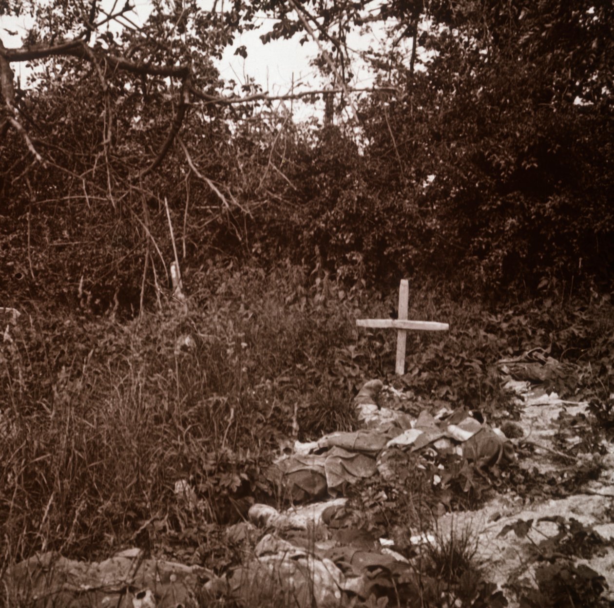 Tělo německého vojáka, Ablain-Saint-Nazaire, Severní Francie, c1914-c1918. od Unbekannt