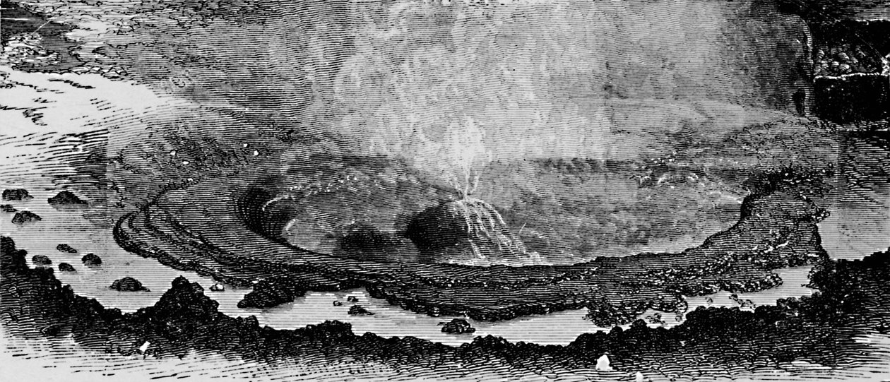 Vroucí sirné prameny, 1883 od Unbekannt