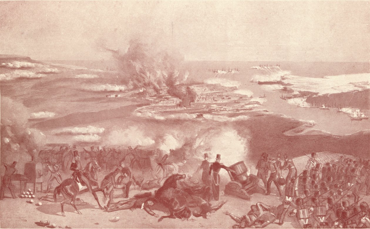 Bombardování Sebastopolu, 1854 1909 od Unbekannt