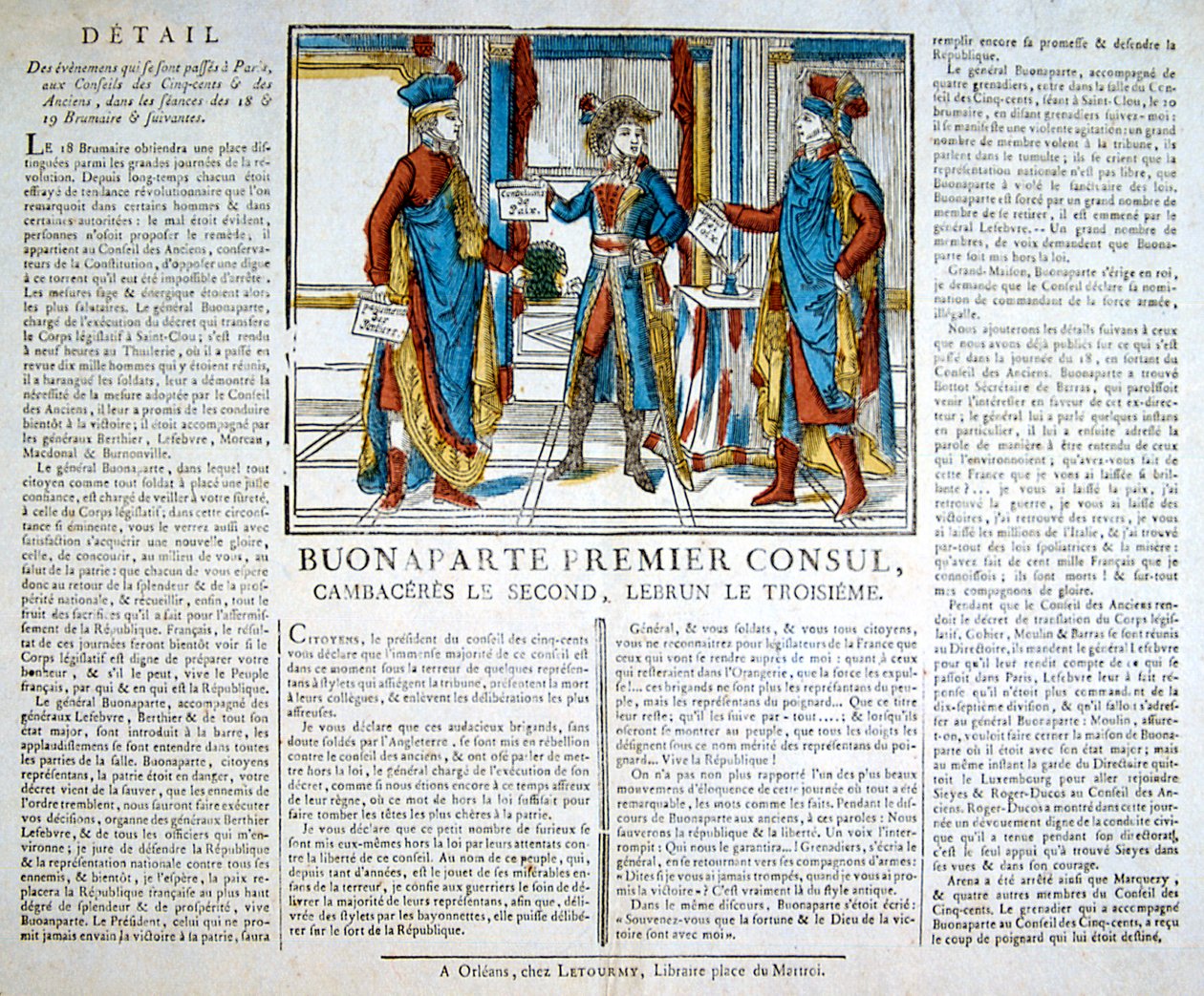 Bonaparte 1. konzul, 19. století od Unbekannt