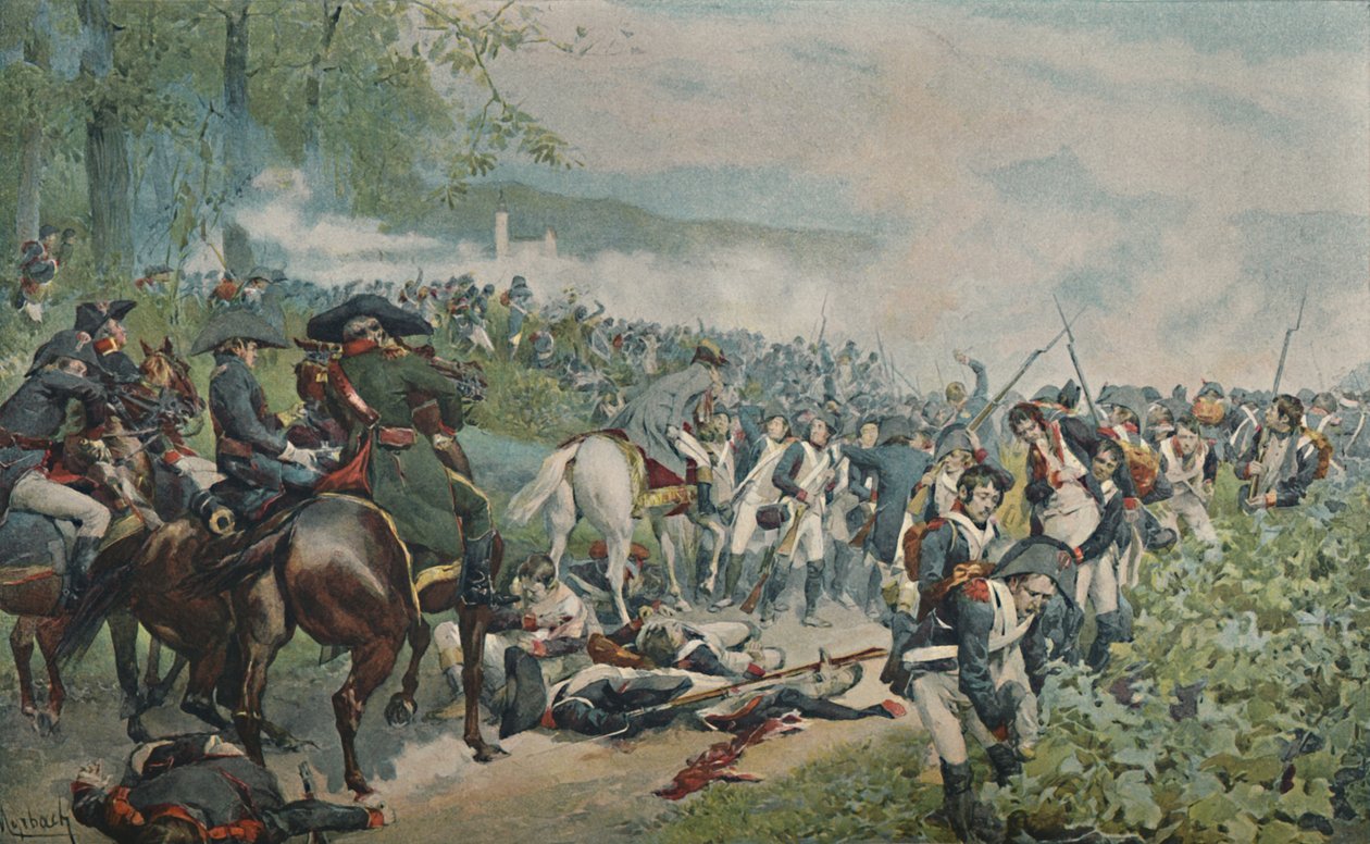 Bonaparte Checking The French Retreat v Marengo, 1800, 1896 od Unbekannt