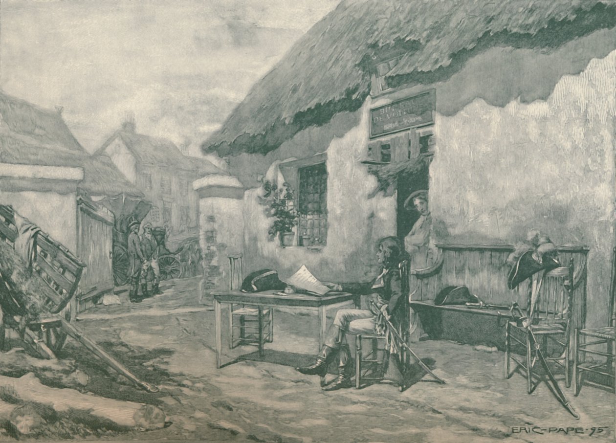 Bonaparte na cestě z Paříže do Nice, 1896 od Unbekannt