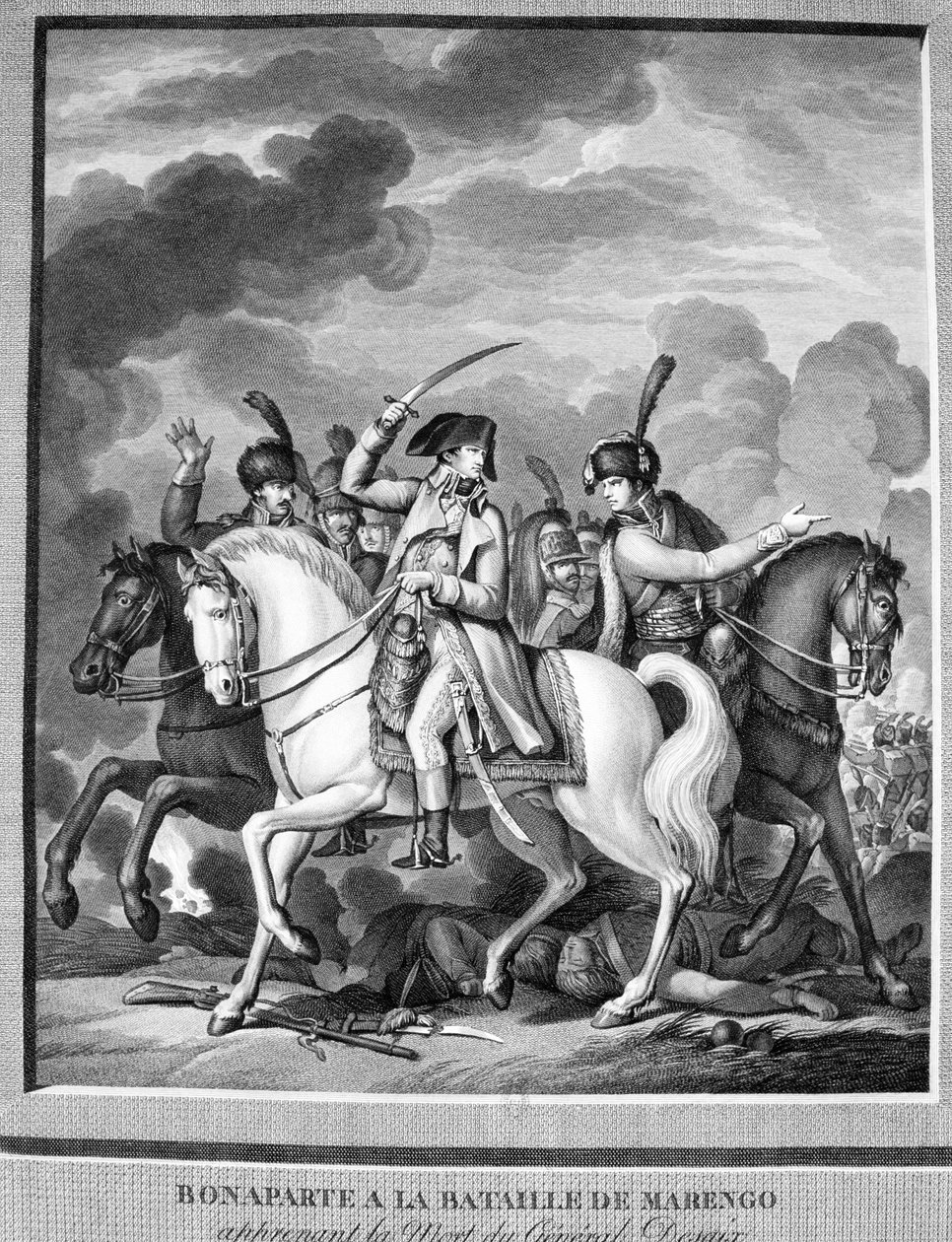 Bonaparte v bitvě u Marenga, 14. června 1800 od Unbekannt