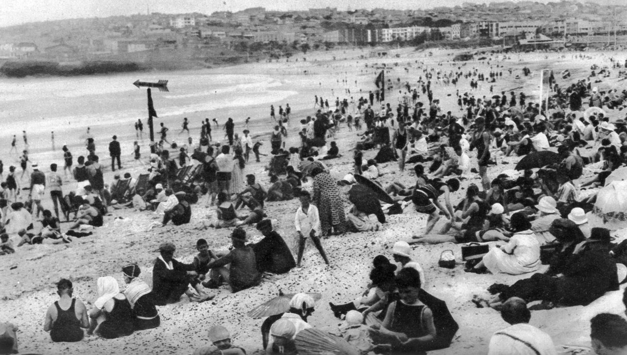 Bondi Beach, Sydney, Nový Jižní Wales, Austrálie, c1924 od Unbekannt