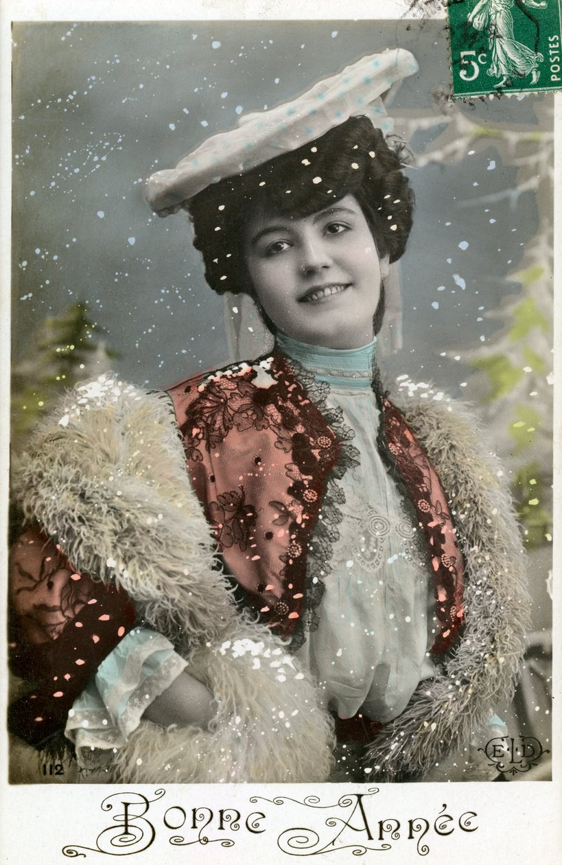 Bonne Annee Šťastný Nový Rok, c1900 od Unbekannt