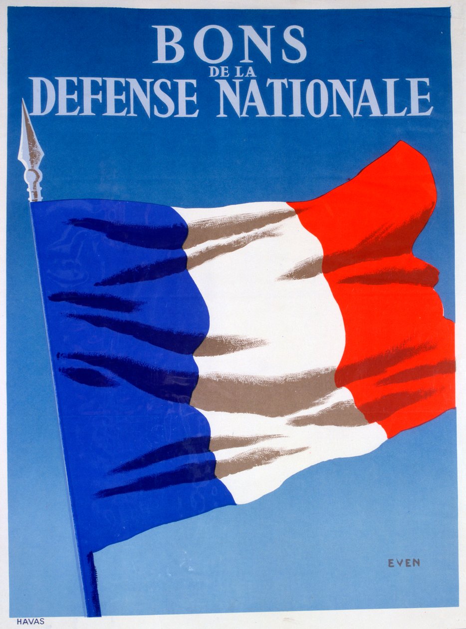 National Defense Bonds, francouzský plakát, c1944 od Unbekannt