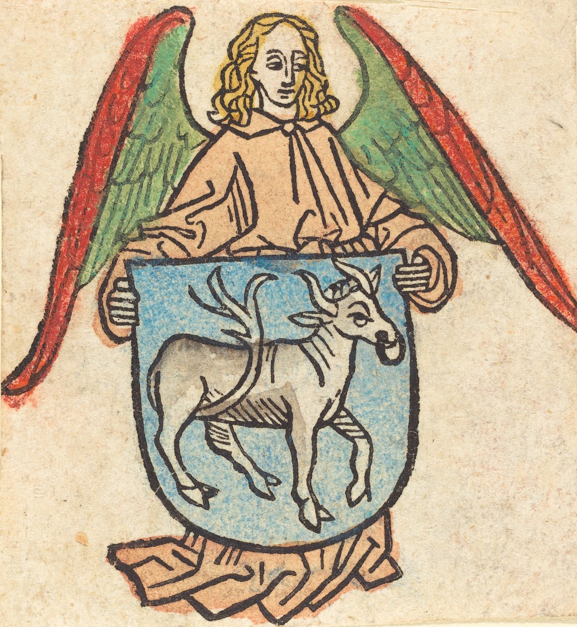 Knižní deska Hilprand Brandenburg z Bibrachu, c. 1475. od Unbekannt