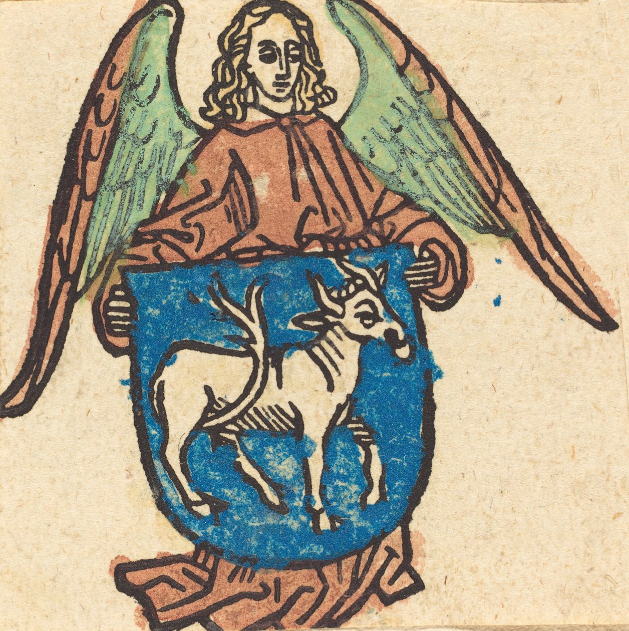 Knihovna Hilprand Brandenburg z Bibrachu, v roce 1500 nebo později. od Unbekannt