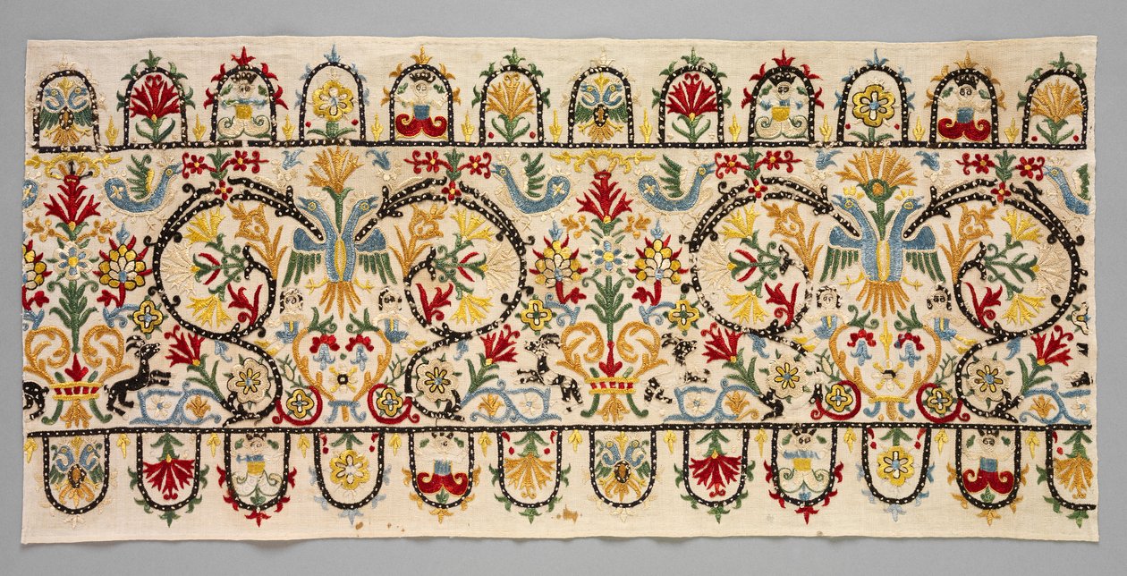 Hraniční pruhy sukně, 1600 - 1700. od Unbekannt