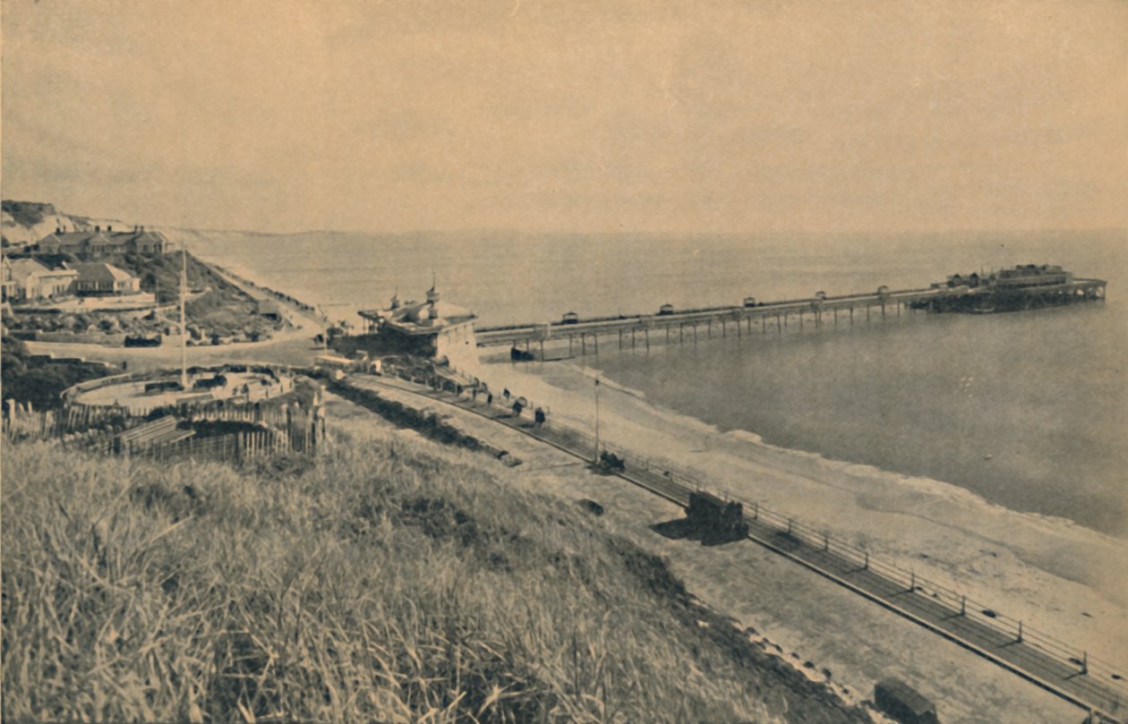 Boscombe Pier a Sea Front, 1929 od Unbekannt