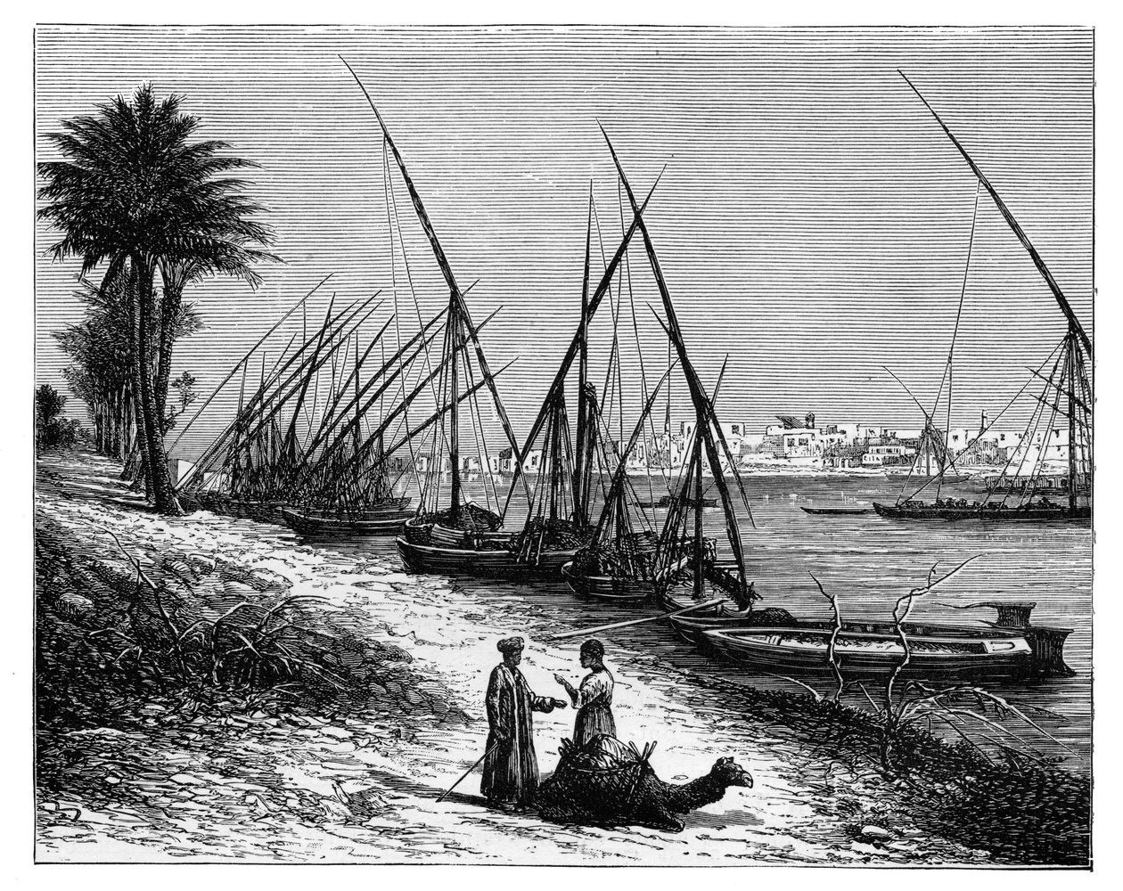 Boulak na řece Nil, Káhira, Egypt, c1890 od Unbekannt