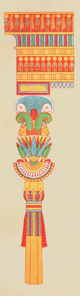 Hlavní město kytice, Théby, Egypt, 1928. od Unbekannt