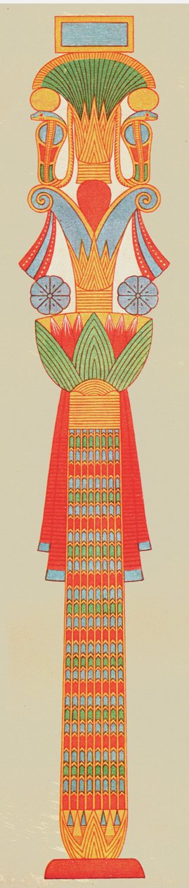 Hlavní město kytice, Théby, Egypt, 1928. od Unbekannt