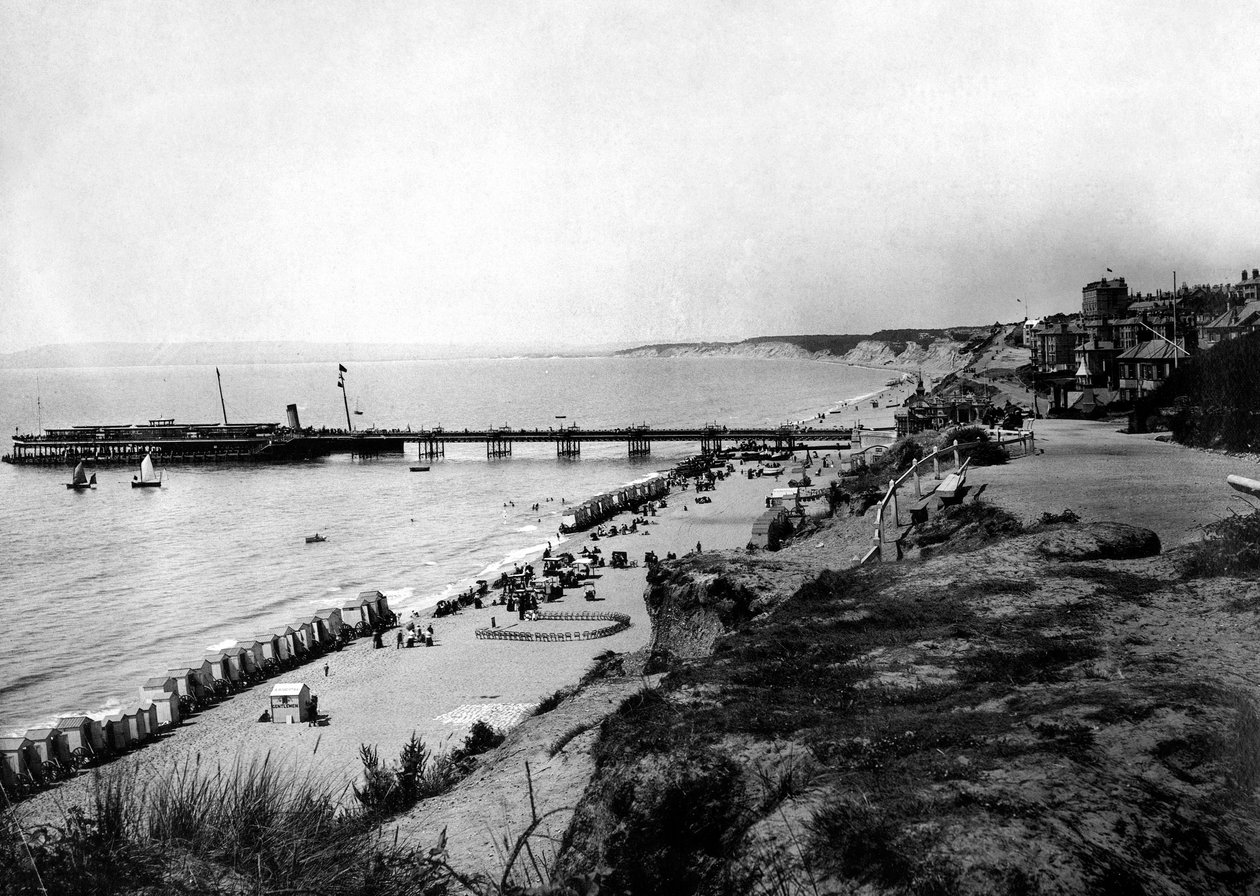 Bournemouth, z East Cliff, c1882 od Unbekannt