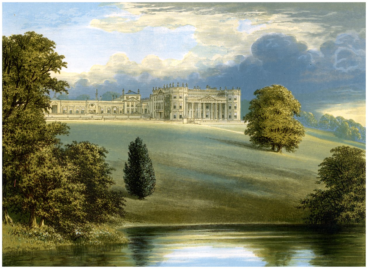 Bowood Park, Wiltshire, domov markýze z Lansdowne, c1880 od Unbekannt