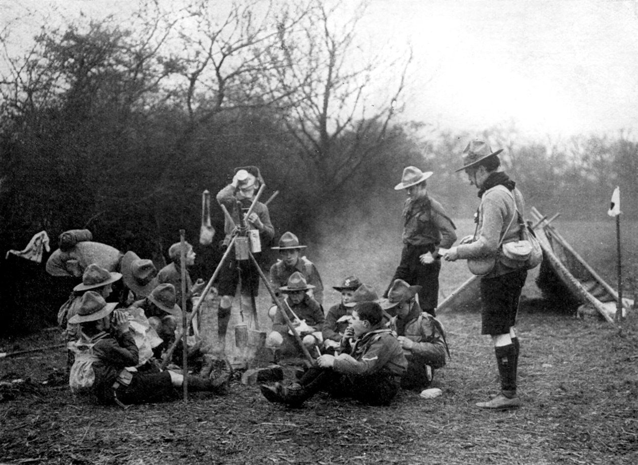 Skautské táboření, 1926. od Unbekannt