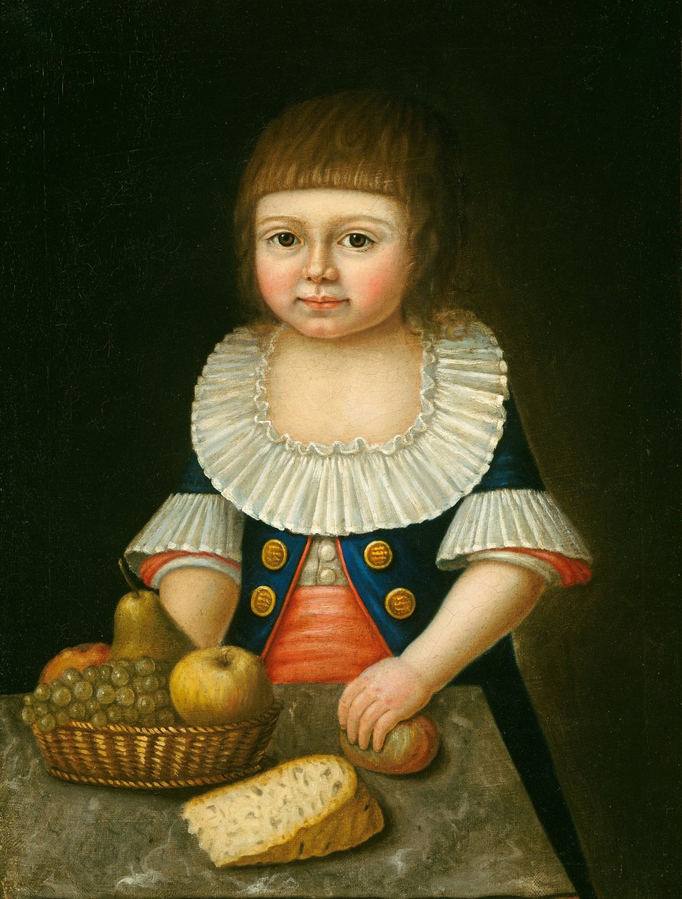 Chlapec s košíkem ovoce, c. 1790. od Unbekannt