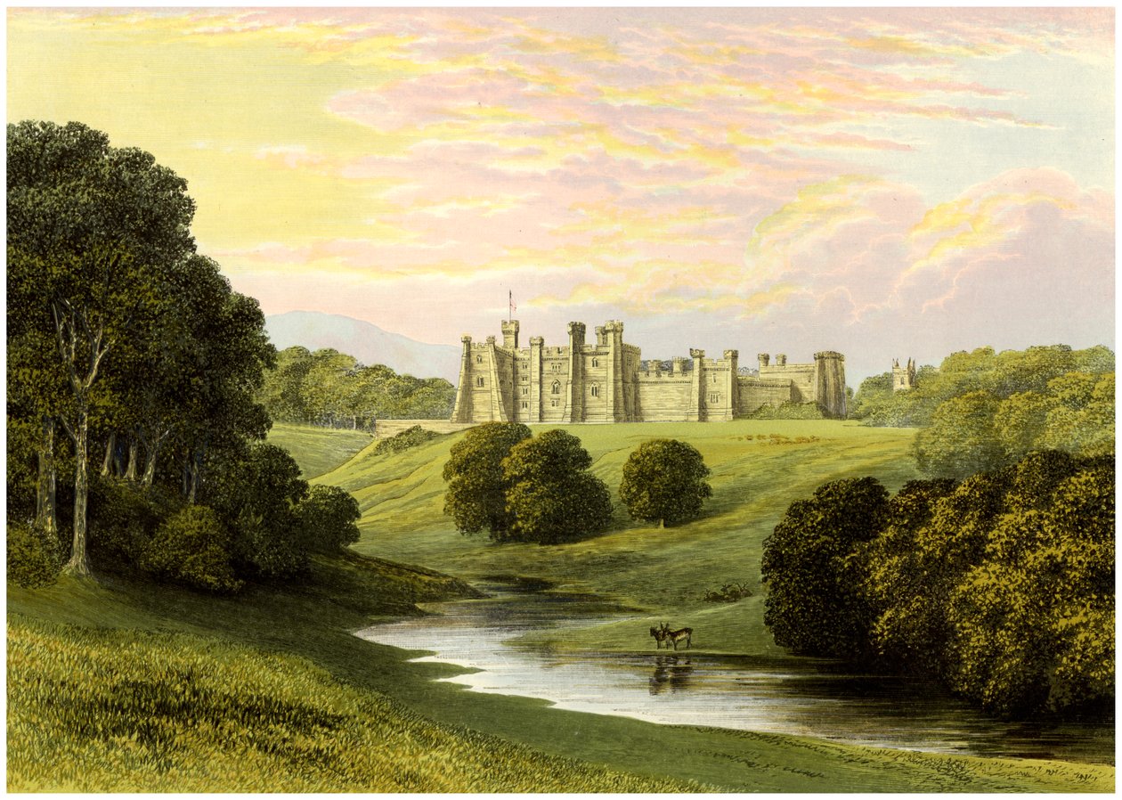 Hrad Brancepeth, Lord Boyne, c1880 od Unbekannt