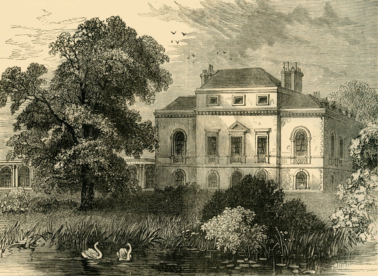 Brandenburgh House, v roce 1815, c1878. od Unbekannt