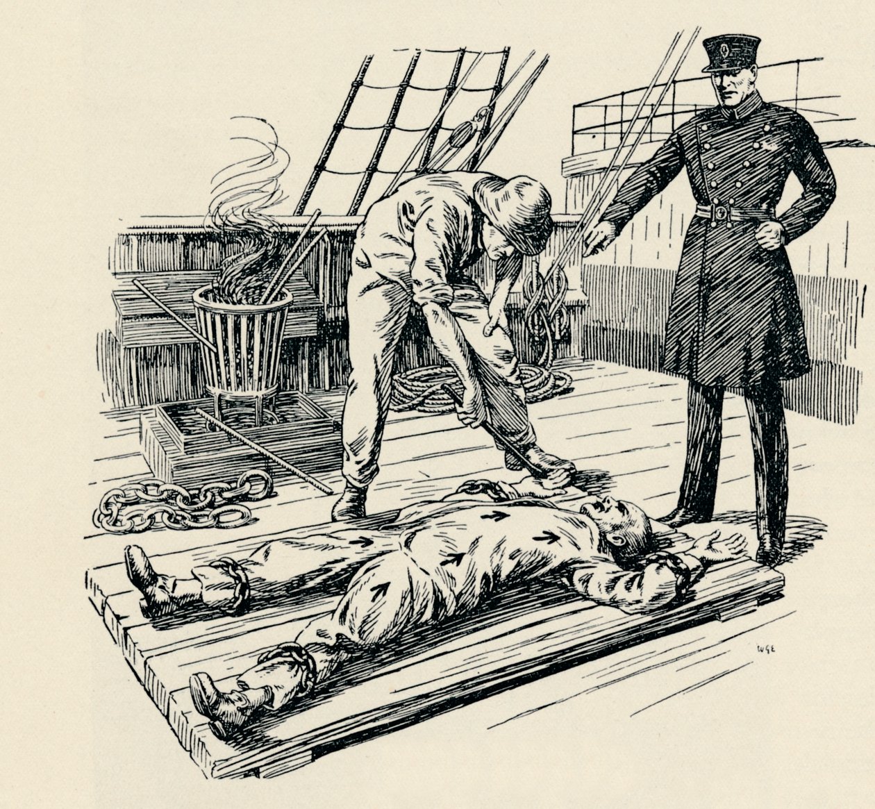 Branding of a Convict, 1829, 1934 od Unbekannt