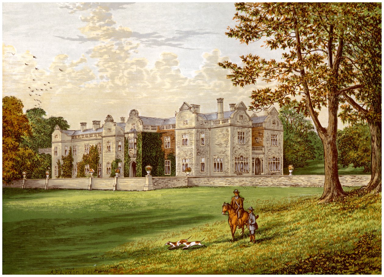 Brantingham Thorpe, Yorkshire, domov rodiny Sykes, c1880 od Unbekannt