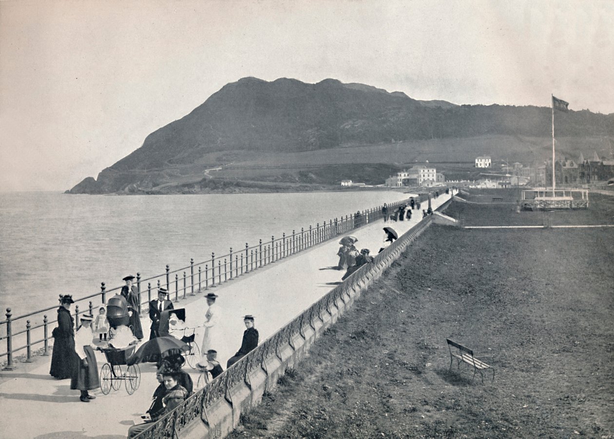 Bray - Promenáda a Bray Head, 1895 od Unbekannt