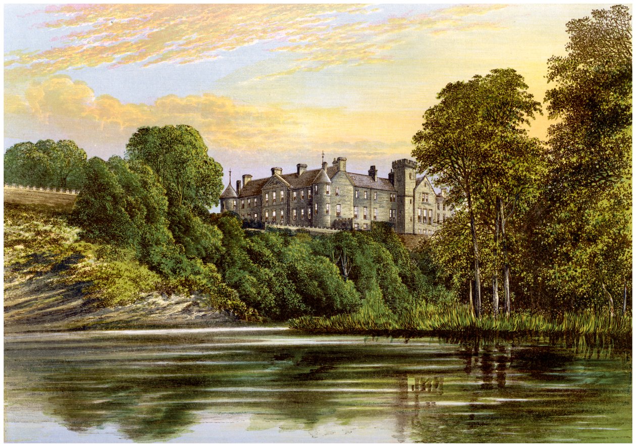 Hrad Brechin, Brechin, Angus, Skotsko, domov hraběte z Dalhousie, c1880 od Unbekannt