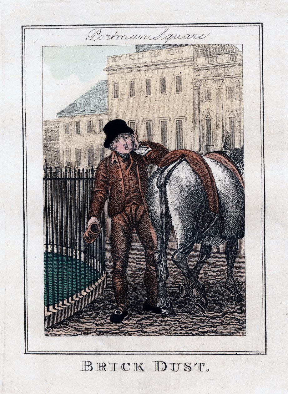 Brick Dust, Portman Square, Londýn, 1805 od Unbekannt