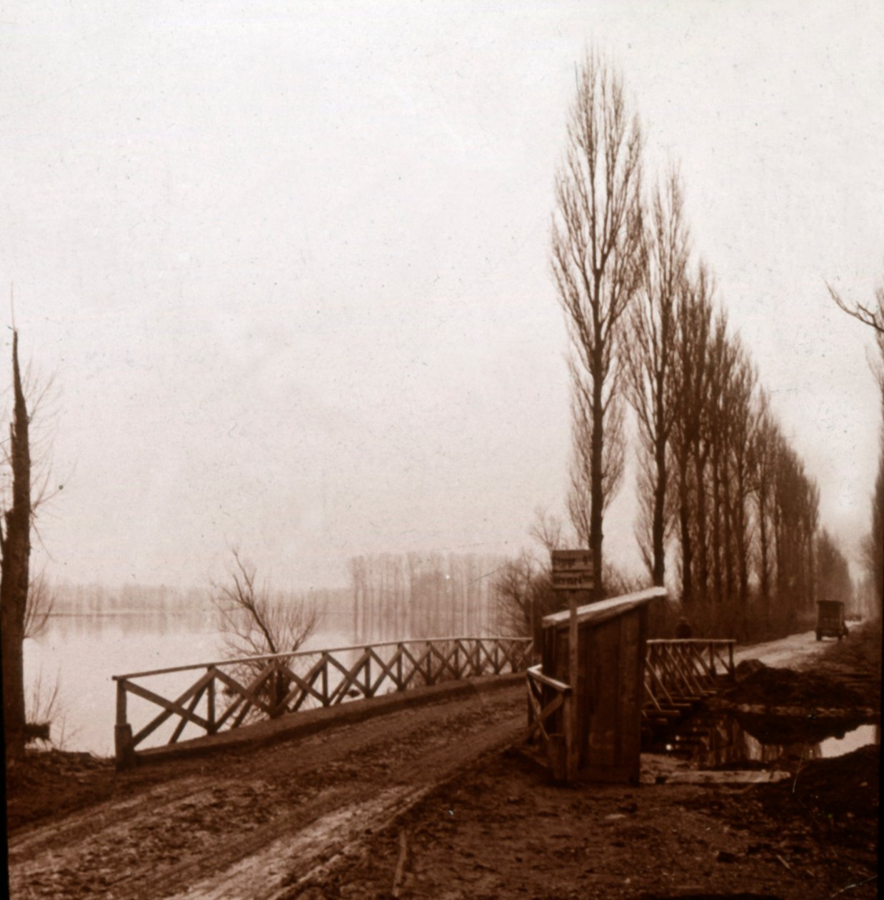 Most na řece Ailette, severní Francie, c1918 od Unbekannt