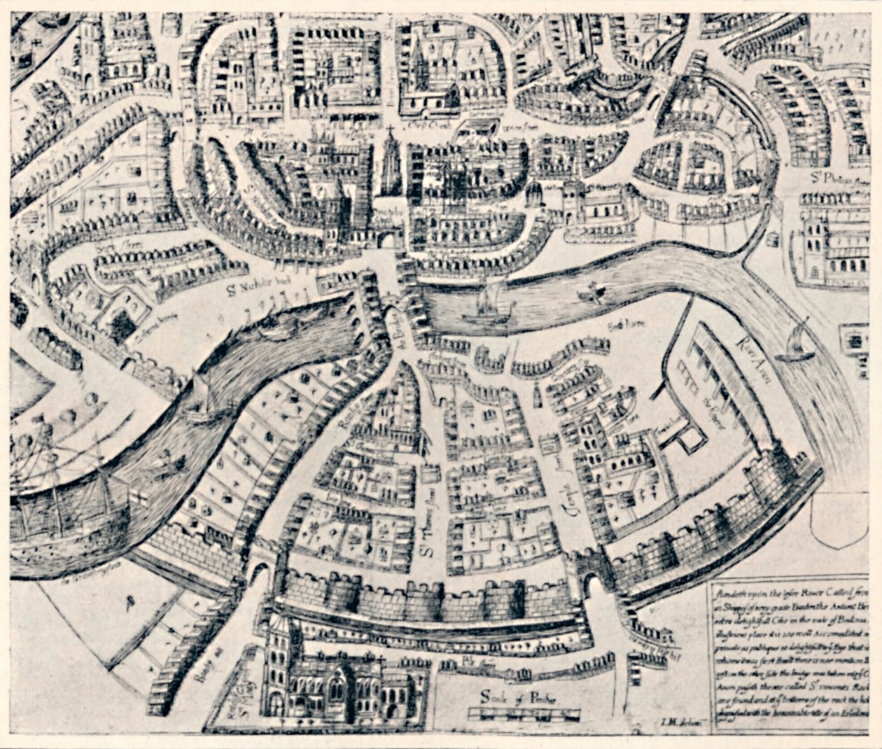 Bristol v roce 1670, 1670, 1903 od Unbekannt