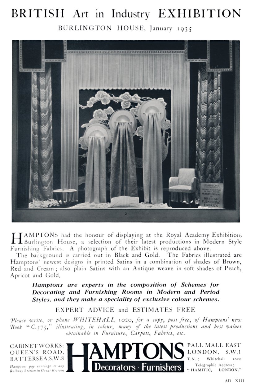 Britská výstava umění v průmyslu - Burlington House, leden 1935 od Unbekannt