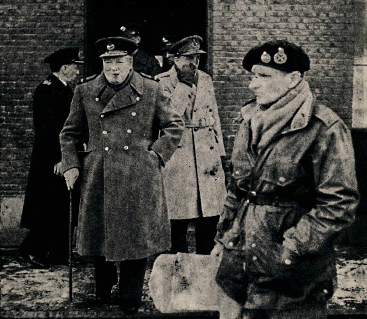 Britský premiér na návštěvě západní fronty, 1944, 1945. od Unbekannt