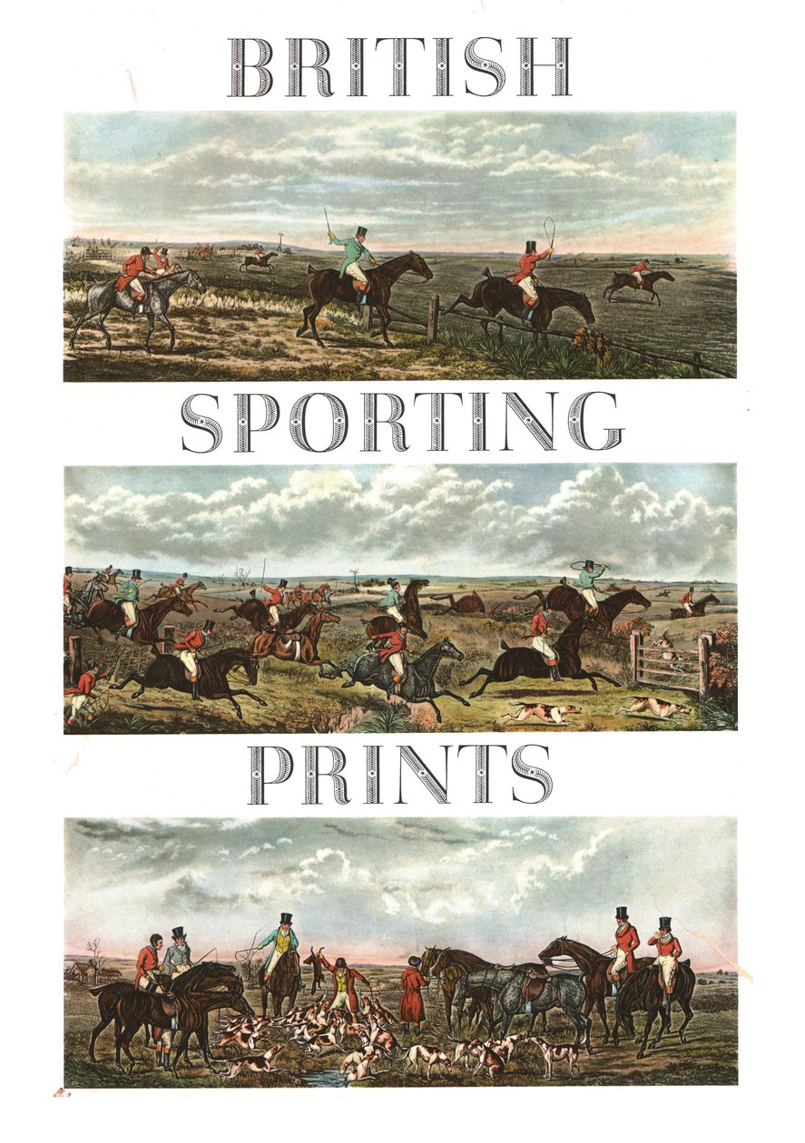 British Sporting Prints, c1955. od Unbekannt