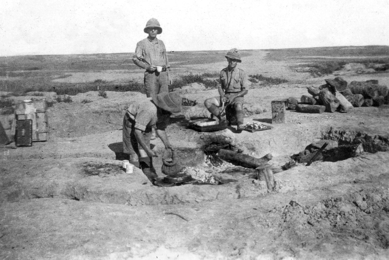 Britská armáda C společnost vaření, Mezopotámie, WWI, 1918 od Unbekannt