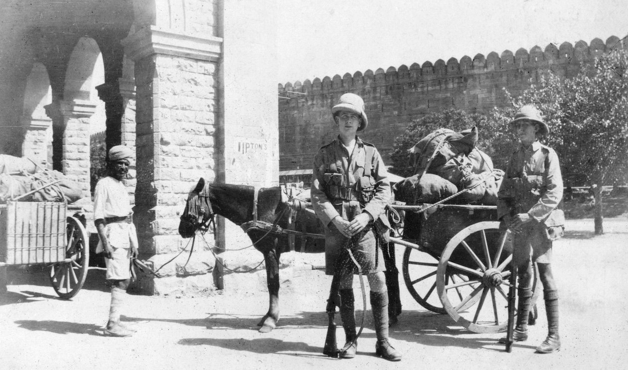 Britský armádní transport, Agra, Indie, 1916-1917 od Unbekannt