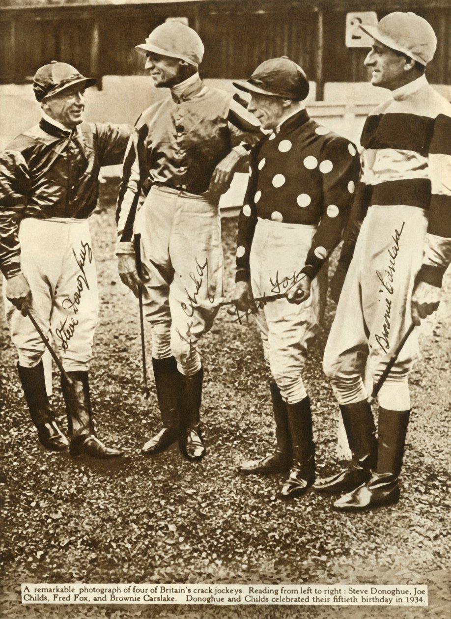 Britští žokejové, 1934, 1935. od Unbekannt
