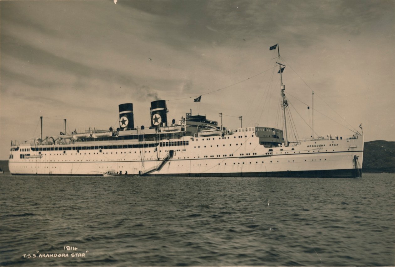Britská osobní loď SS Arandora Star of the Blue Star Line, 1936 od Unbekannt