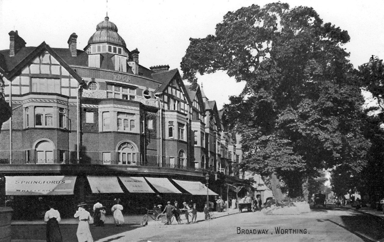 Broadway, Worthing, Západní Sussex, 1900-1920 od Unbekannt