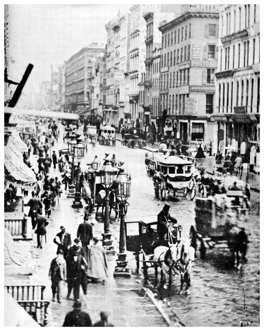 Broadway and Spring Street, New York City, USA, 1867 1955 od Unbekannt