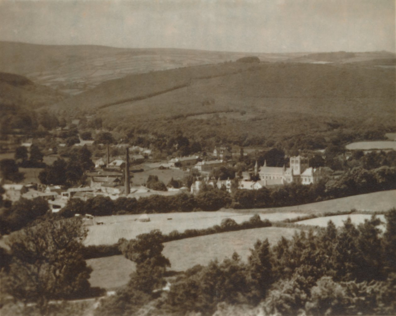 Buckfast Abbey a Dartmoor, konec 19.-začátek 20. století od Unbekannt