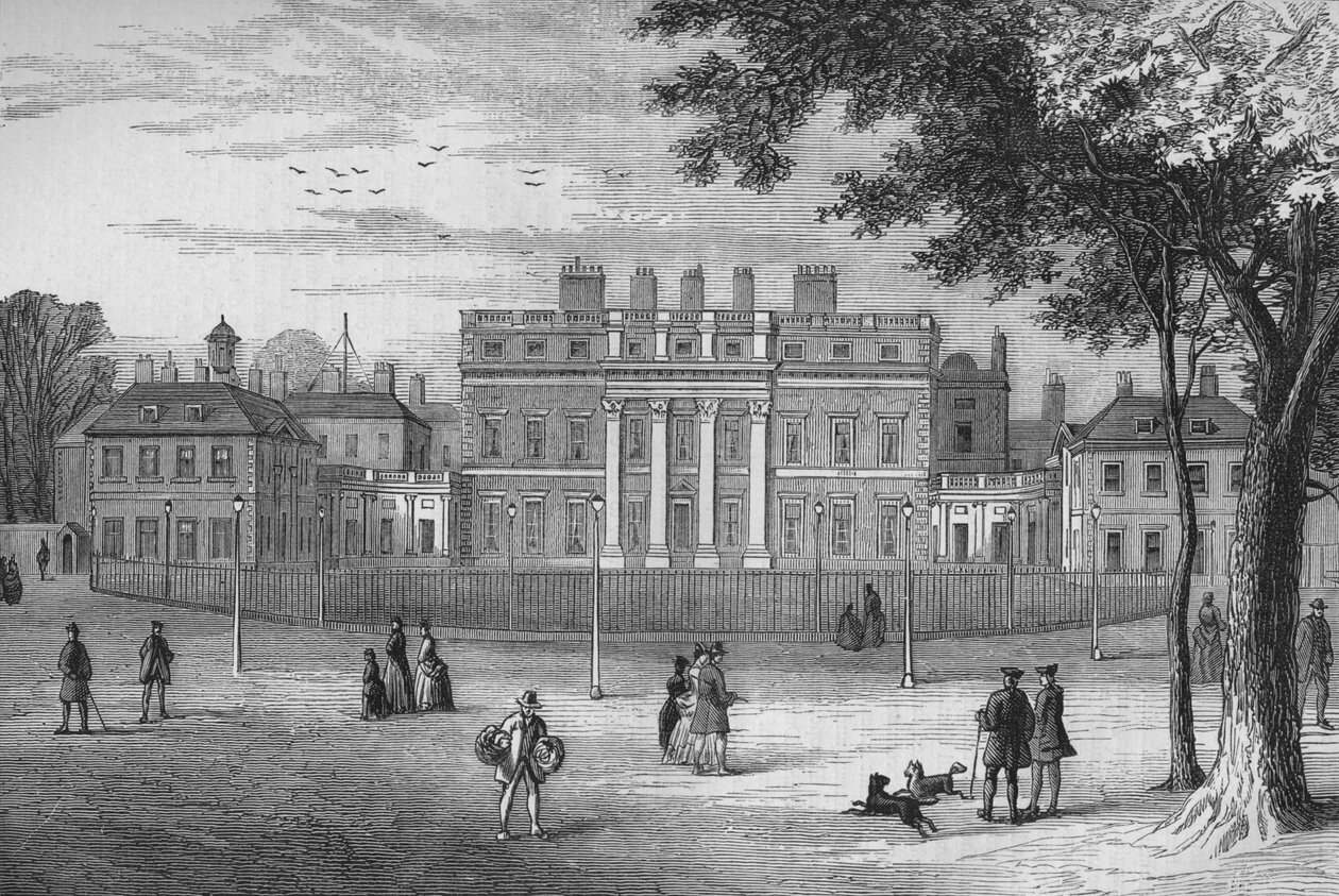 Buckingham House, Westminster, Londýn, v roce 1775, c1875 1878 od Unbekannt