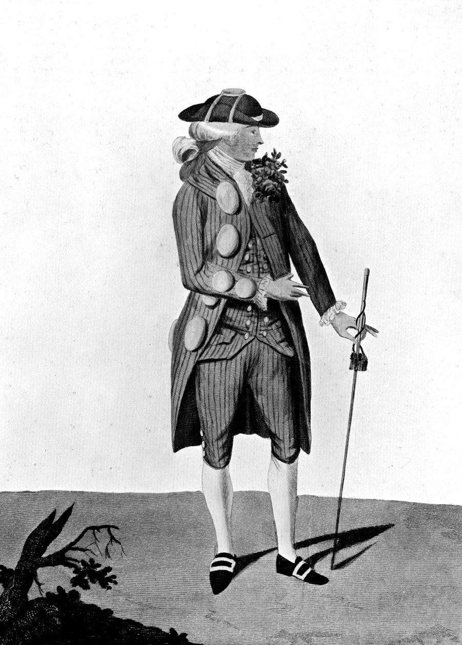 Přezky a knoflíky: Já jsem ta věc, dem-me, 1777 od Unbekannt