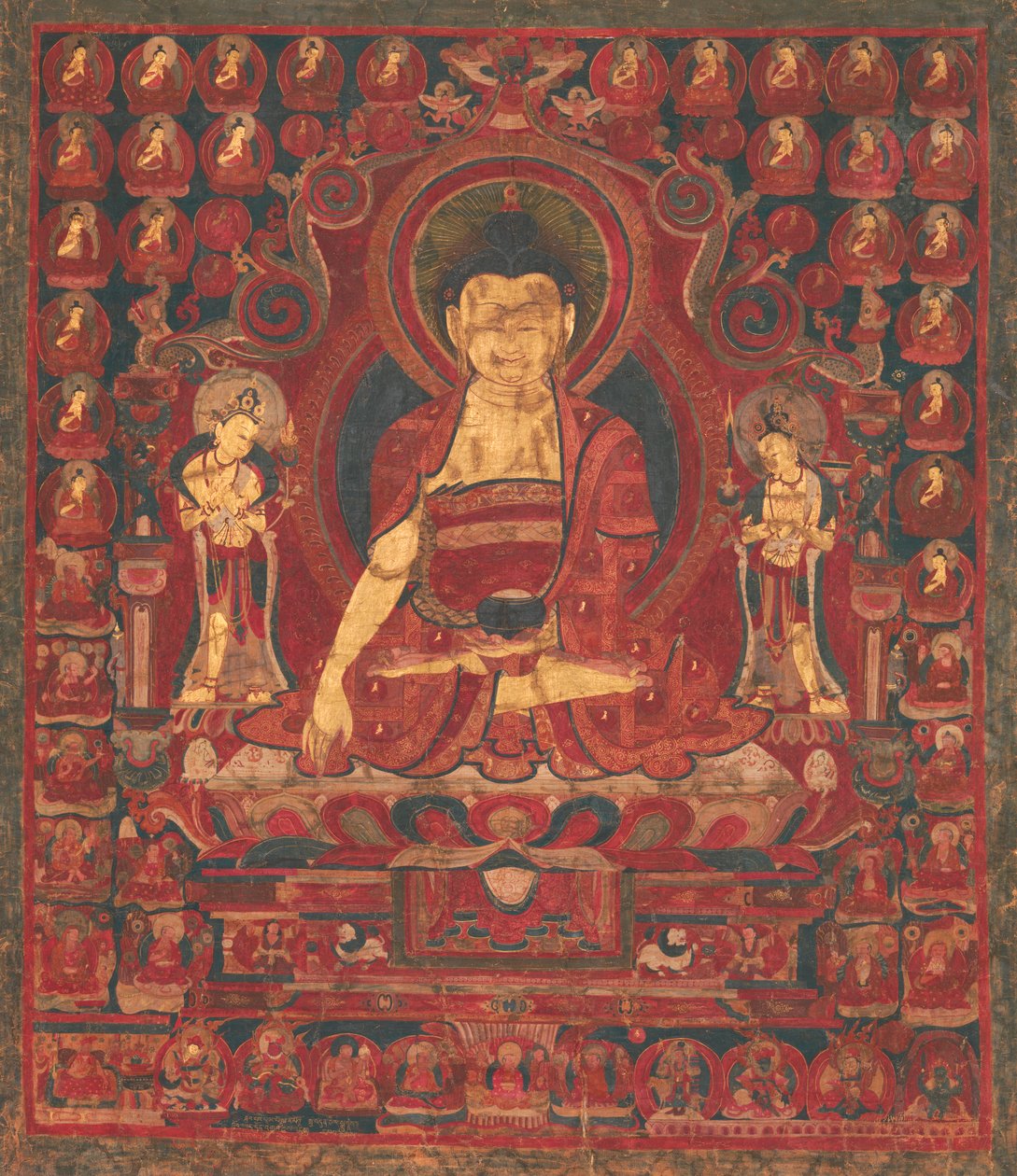 Buddha Šákjamuni jako Lord of Munis, polovina 17. století. od Unbekannt