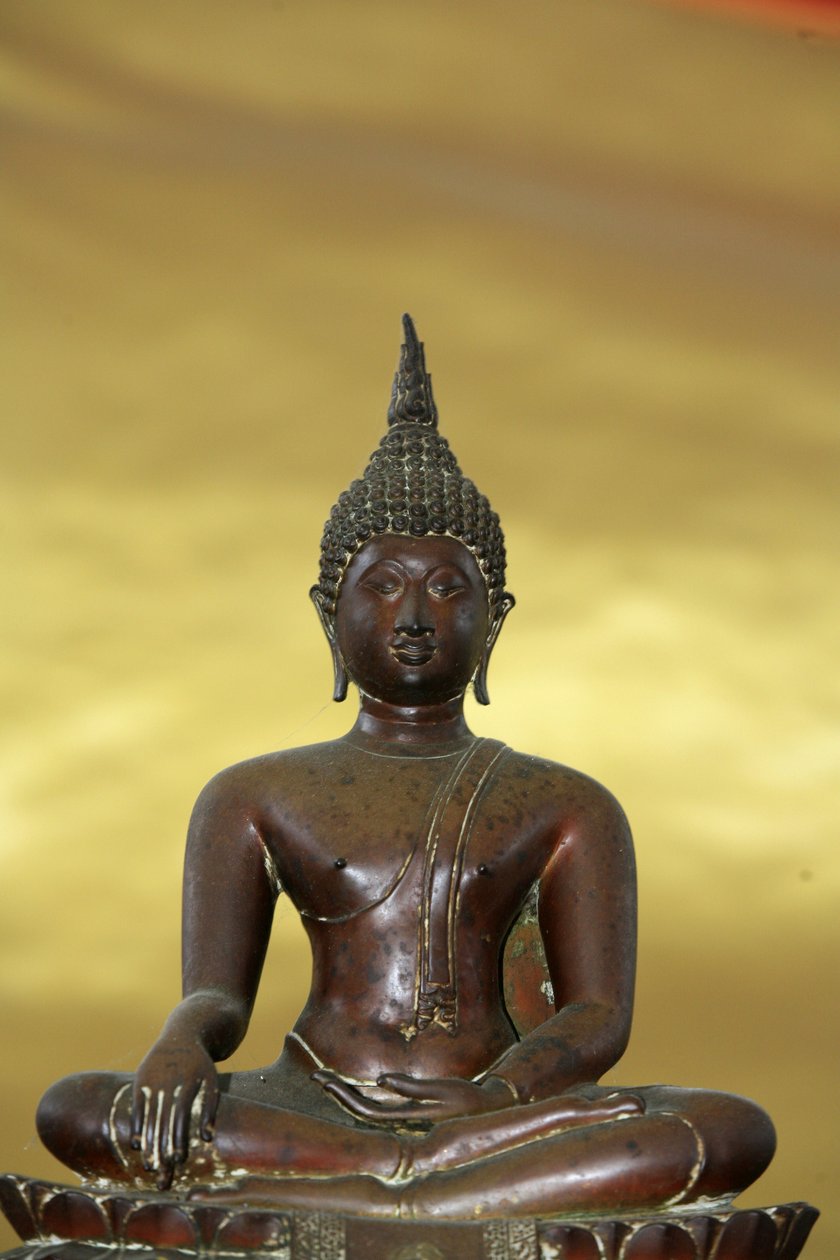 Buddha. Chrám Wat Chayamangkalaram. Penang Penang Malajsie od Unbekannt