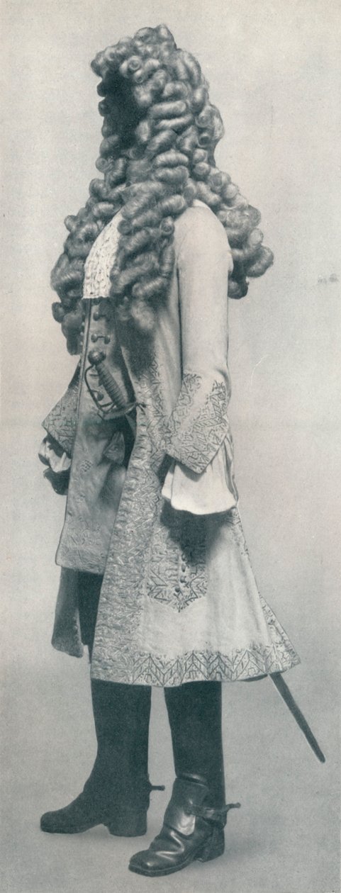 Buff coat vyšívaný stříbrem, c1666 1928 od Unbekannt