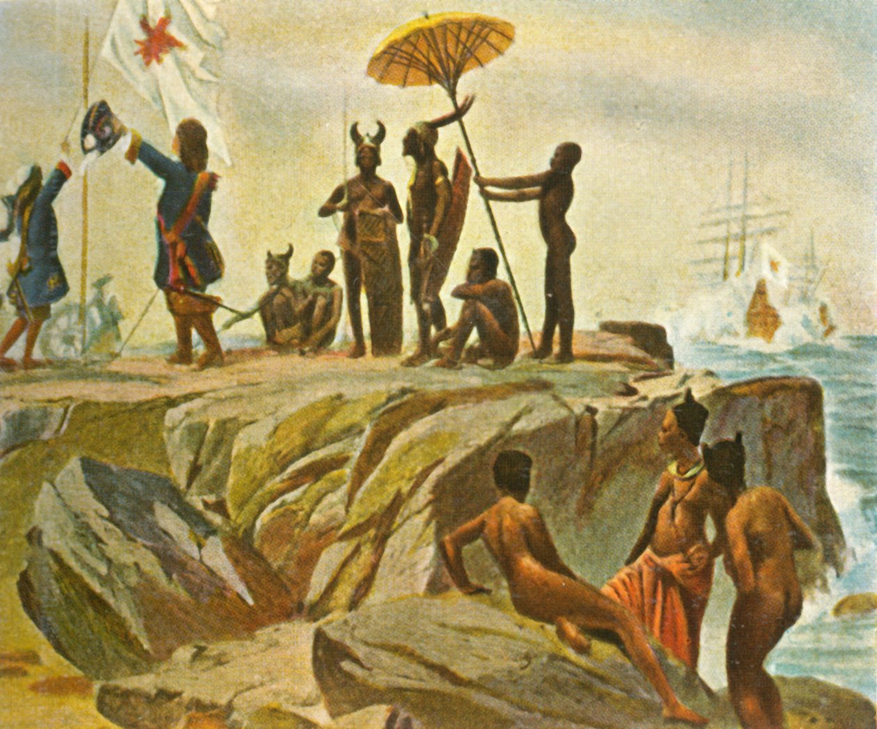 Budování kolonií na africkém pobřeží, 1. ledna 1683, 1936. od Unbekannt