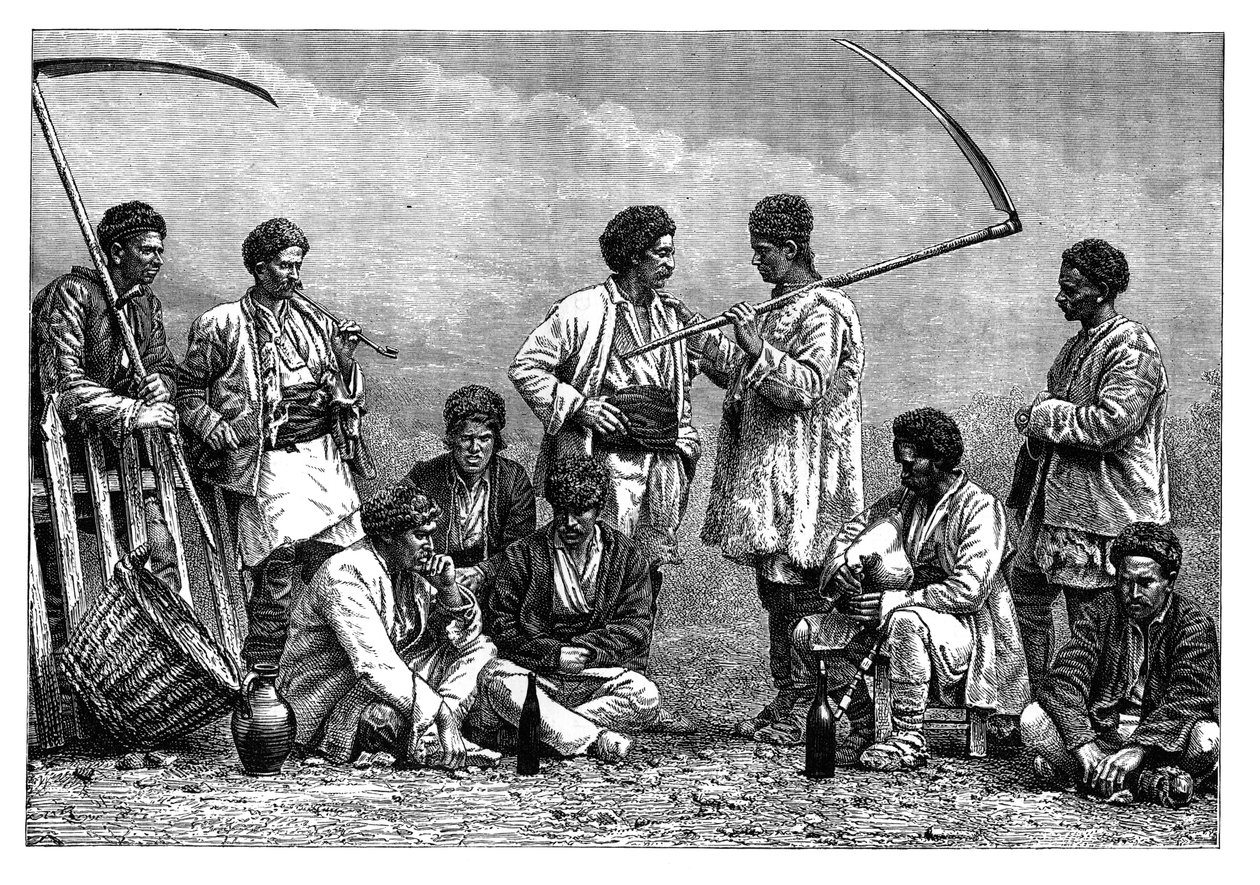 Bulharští rolníci, c1890 od Unbekannt